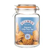 KILNER Glass Clip Top Square Jar 3 Litre image