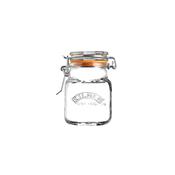 KILNER Square Clip Top Glass Small Spice Jar 70ml