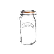KILNER Clip Top Round Glass Jar 1.5 Litre