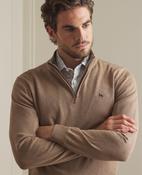 MAGEE Carn Quarter Zip - Sandy Brown image