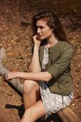 SUNDAY Short Sleeve Jacket - Khaki