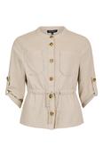 SUNDAY Short Sleeve Jacket - Stone