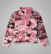 COLUMBIA Girl's Sequoia Grove Printed Fleece Jacket - Pink