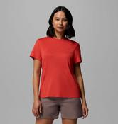 COLUMBIA Women's Parsons Point Technical T-Shirt - Red