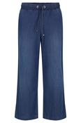 ROBELL Kati 09 Drawstring Jean - Mid Blue image