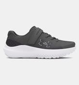UNDER ARMOUR Boys' Pre-School UA Surge 4 AC Running Shoes - Grey| 3027104 026 image