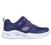 SKECHERS Girl's Sola Glow Trainers - Navy | 303715L