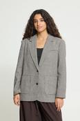 ICHI Lubana Blazer - Grey Check