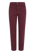 ICHI Ziggy Raven Cropped Jeans  - Burgundy image