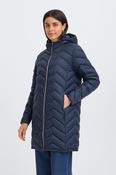 FRANSA Bapadding Quilted Jacket - Navy