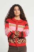 ICHI Livoni Multi-Colour Cardigan