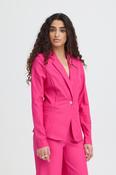 ICHI Kate Denim Blazer - Light Blue