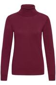 ICHI Luls Turtleneck Jumper - Burgundy