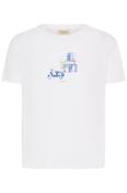FRANSA Finley Italia Cotton T-Shirt - White image