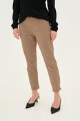 CULTURE Brita Cropped Trousers - Beige image