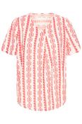 FRANSA Sophia Blouse - Coral Print image