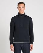 REMUS UOMO Men's Half Zip Sweatshirt - Navy