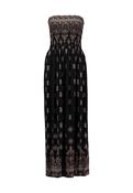 HAILYS Licilla Bandeau Dress - Navy Print