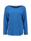 ZABAOINE Ina Boat Neck Jumper - Blue image
