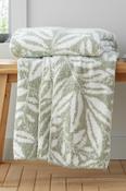 CATHERINE LANSFIELD So Soft Sorrel Leaves Throw - Sage