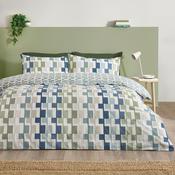 CATHERINE LANSFIELD Bryson Geo Duvet Set - Blue image