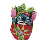 ENESCO Stitch Tearing Christmas Present Figurine by Jim Shore 12.5cm