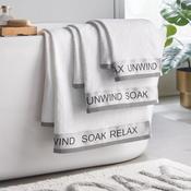 CATHERINE LANSFIELD Relax And Unwind Towel Collection - White (Available in 3 Sizes) image