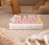 LANGS Mabel The Goose Wooden Baby Block 16x9.5cm