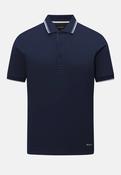 6TH SENSE Astonish Short Sleeve Polo Shirt - Navy
