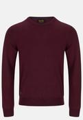 6TH SENSE Cash Crew Neck Jumper - Burgundy