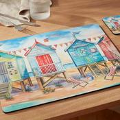 PIMPERNEL Beach Huts - Set of 6 Placemats image