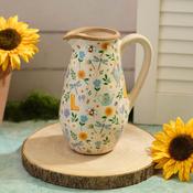 LANGS Floral Garden Illustrations Decorative Jug 22cm image