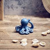 LANGS Ceramic Blue Octopus Ornament 15.5x12cm