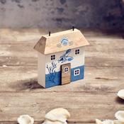 LANGS Lobster Love Wooden Decorative House 9.5cm