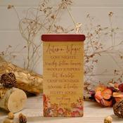 LANGS Toadstool Tales Autumn Magic Plaque 31cm