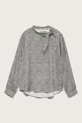AWARE Telva High Neck Blouse - Animal print