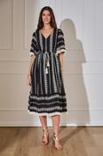 COPE CLOTHING Bohemian Style Dress - Black