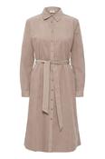 FRANSA Cory Shirt Dress - Taupe