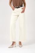 COPE CLOTHING Edena Culotte Wide Jeans - Ecru image