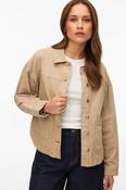 VERO MODA Jamie Denim Shacket - Mink