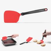 DREAMFARM Mini Chopula - Chopping Sit Up Spatula - Red image