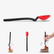 DREAMFARM Mini Supoon - Sit Up Scraping Spoon - Red image