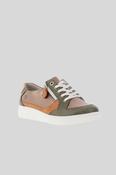 DUBARRY Women's Suave Joy Metallic Panel Shoe - Olive