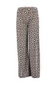 HAILYS Felia Relaxed Fit Trousers - Black print image