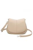 COPE CLOTHING Textured Flap Crossbody Bag - Taupe image