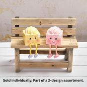 LANGS Hand Crafted Fondant Shelf Sitter Ornament 6cm - 1Pc
