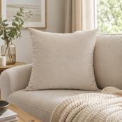 FULLSHIRE Pisa Textured Cushion - Biscuit 55x55cm image
