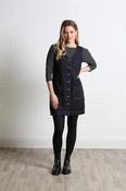 RANT &amp; RAVE Helena Short Denim Dress - Dark Indigo image