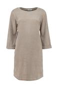 HAILYS Polly Long Sleeve Dress - Beige