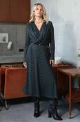 RANT &amp; RAVE Henrietta Long Sleeve Midi Dress - Green